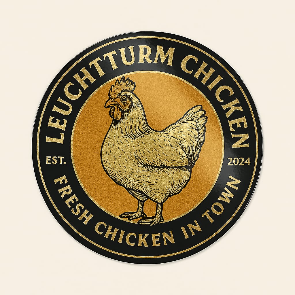 Leuchtturm Chicken Logo